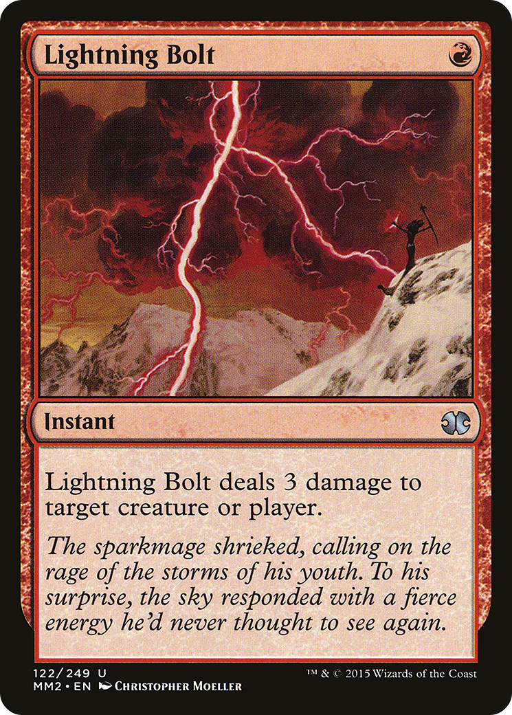 Lightning Bolt (122) - Modern Masters 2015