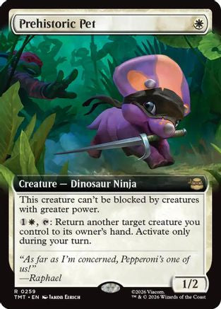 Prehistoric Pet (259) Foil - Teenage Mutant Ninja Turtles