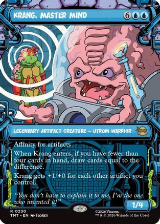 Krang, Master Mind (Showcase) (230) Foil - Teenage Mutant Ninja Turtles