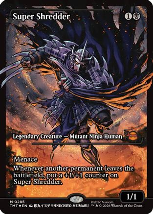 Super Shredder (Showcase) (285) Foil - Teenage Mutant Ninja Turtles
