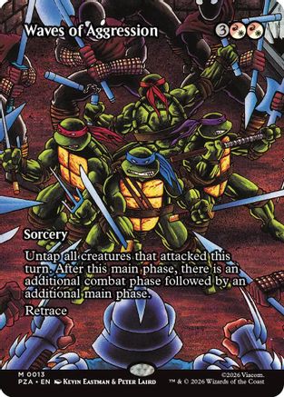 Waves of Aggression (Borderless) (013) - Teenage Mutant Ninja Turtles Eternal-Legal