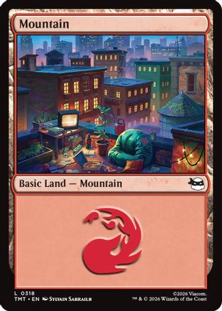 Mountain (318) Foil - Teenage Mutant Ninja Turtles