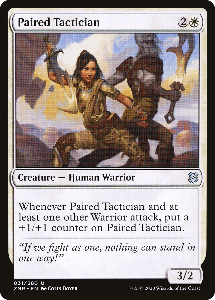Paired Tactician (031) - Zendikar Rising