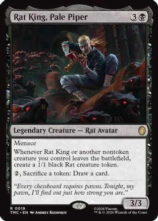 Rat King, Pale Piper (019) - Commander: Teenage Mutant Ninja Turtles