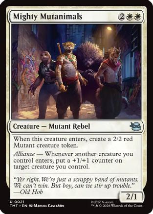 Mighty Mutanimals (021) Foil - Teenage Mutant Ninja Turtles