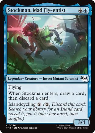 Stockman, Mad Fly-entist (054) Foil - Teenage Mutant Ninja Turtles