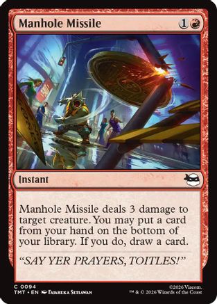 Manhole Missile (094) Foil - Teenage Mutant Ninja Turtles