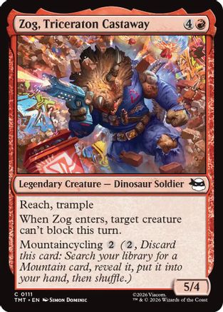Zog, Triceraton Castaway (111) - Teenage Mutant Ninja Turtles