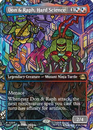 Don & Raph, Hard Science (Borderless) (205) - Teenage Mutant Ninja Turtles