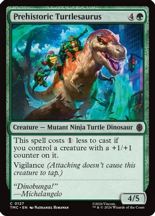 Prehistoric Turtlesaurus (127) - Commander: Teenage Mutant Ninja Turtles
