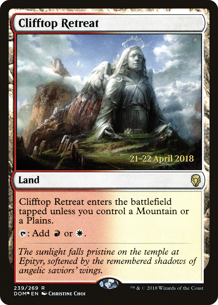 Clifftop Retreat (239s) Foil - Dominaria Promos