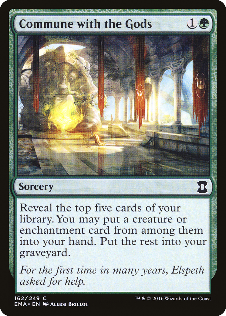 Commune with the Gods (162) Foil - Eternal Masters