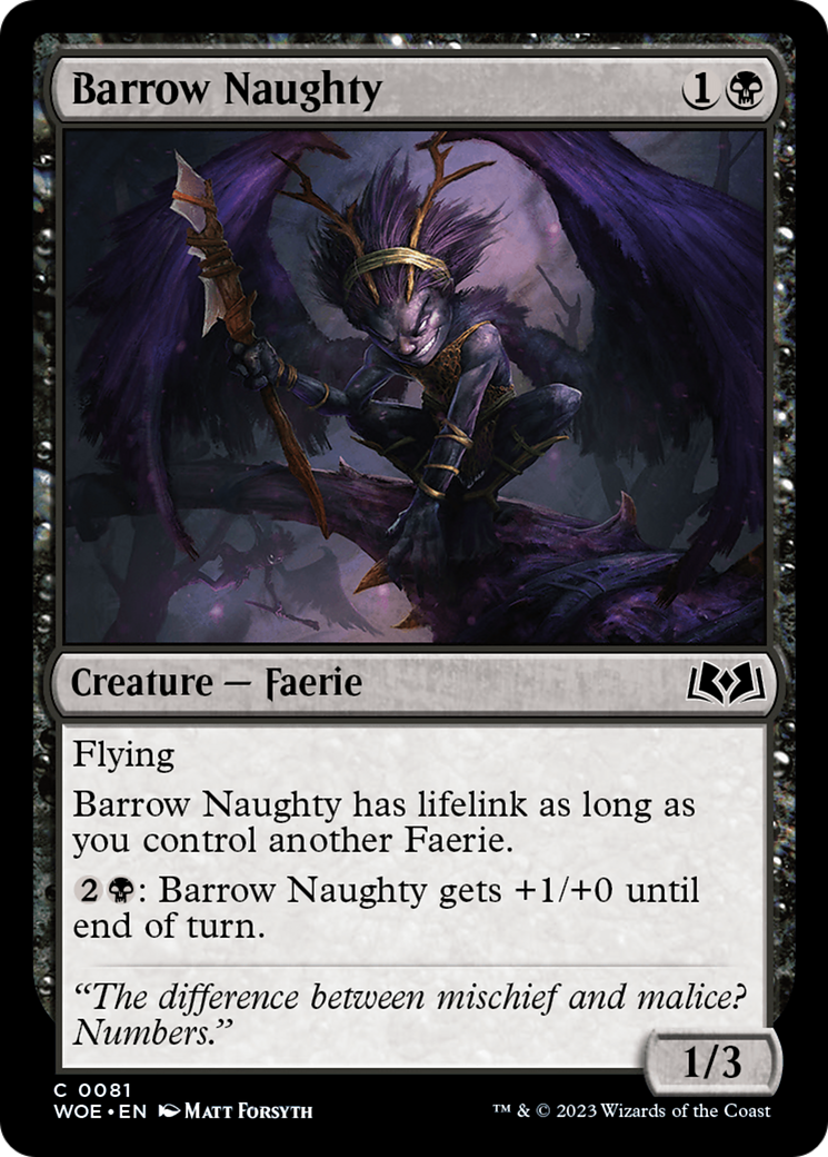 Barrow Naughty (081) - Wilds of Eldraine