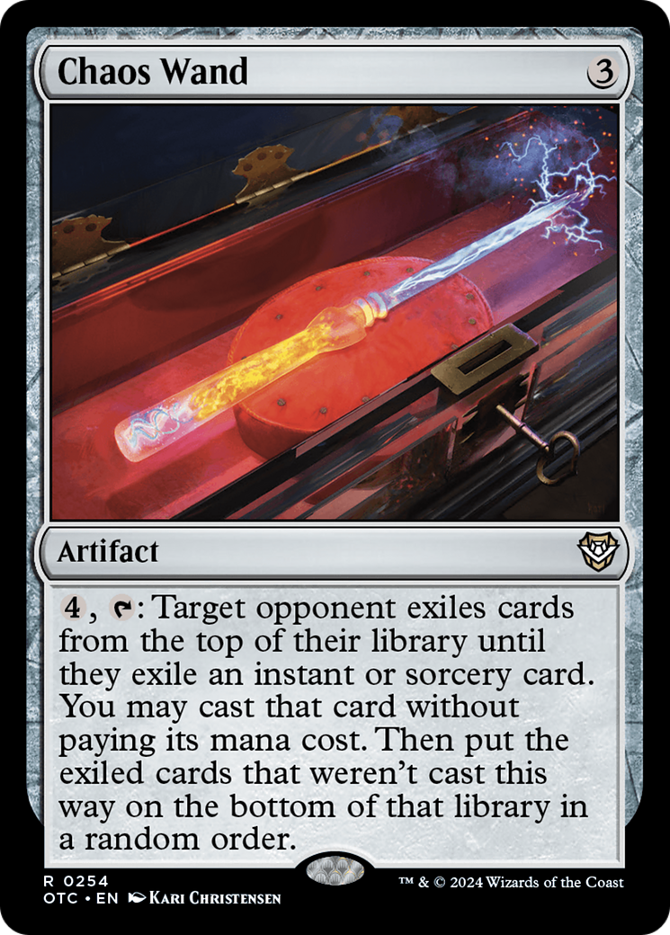 Chaos Wand (254) - Outlaws of Thunder Junction Commander