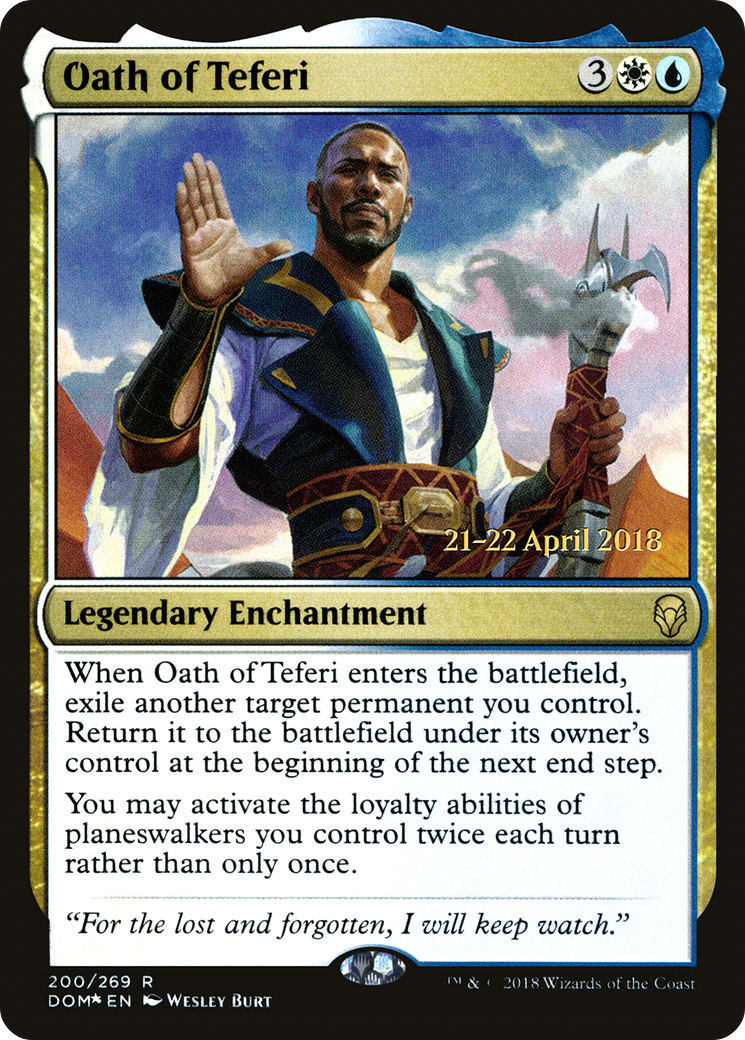 Oath of Teferi (200) Foil - Dominaria Promos