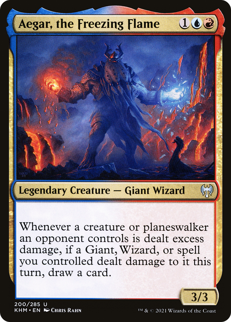 Aegar, the Freezing Flame (200) Foil - Kaldheim
