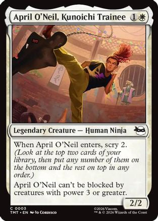 April O'Neil, Kunoichi Trainee (003) Foil - Teenage Mutant Ninja Turtles