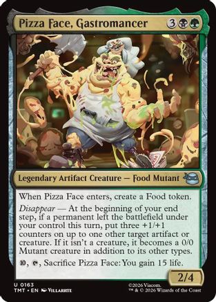 Pizza Face, Gastromancer (163) Foil - Teenage Mutant Ninja Turtles
