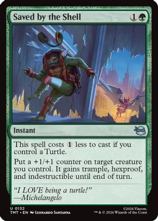 Saved by the Shell (132) Foil - Teenage Mutant Ninja Turtles