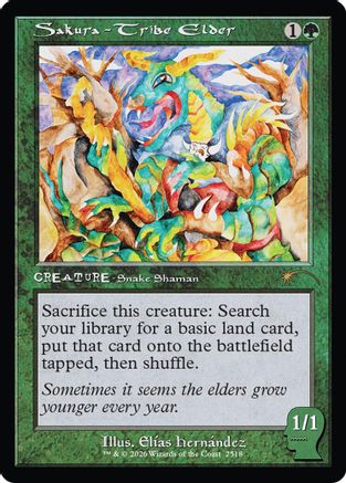 Sakura-Tribe Elder (2518) Foil - Secret Lair Drop Series