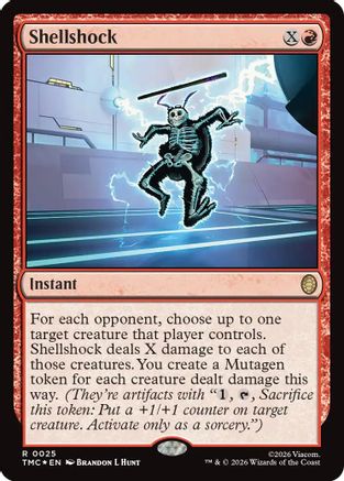 Shellshock (Surge Foil) (025) Foil - Commander: Teenage Mutant Ninja Turtles