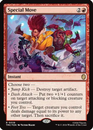 Special Move (Surge Foil) (026) Foil - Commander: Teenage Mutant Ninja Turtles
