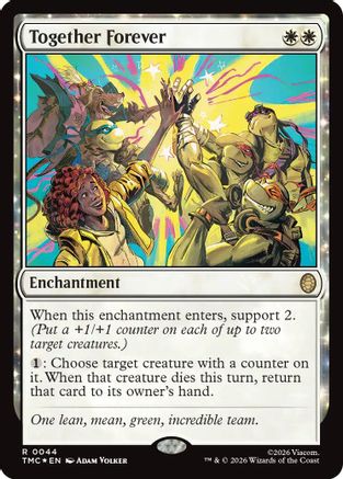 Together Forever (Surge Foil) (044) Foil - Commander: Teenage Mutant Ninja Turtles