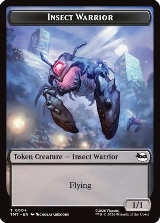 Insect Warrior // Food Double-Sided Token (4 // 8) - Teenage Mutant Ninja Turtles