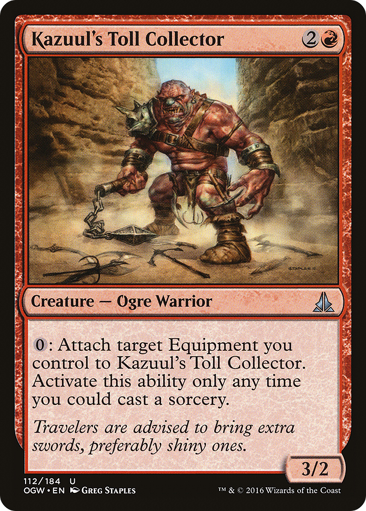 Kazuul's Toll Collector (112) Foil - Oath of the Gatewatch