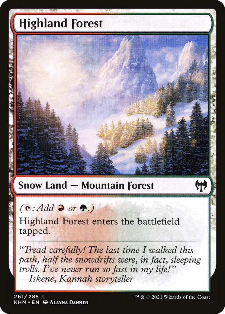 Highland Forest (261) - Kaldheim