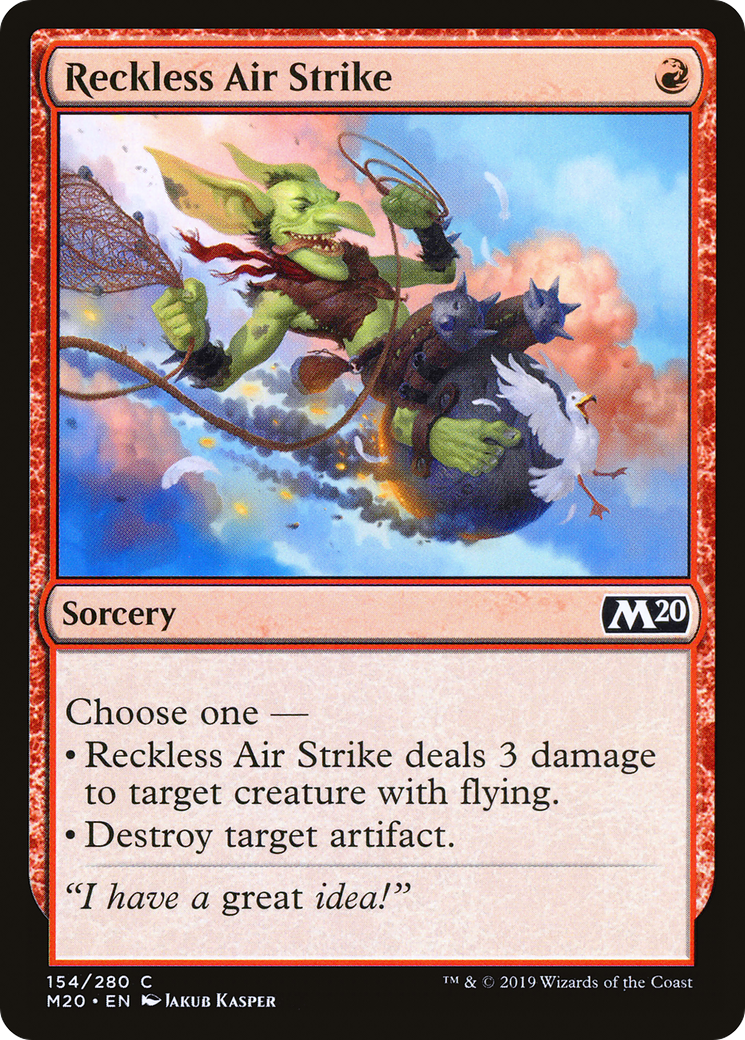 Reckless Air Strike (154) - Core Set 2020