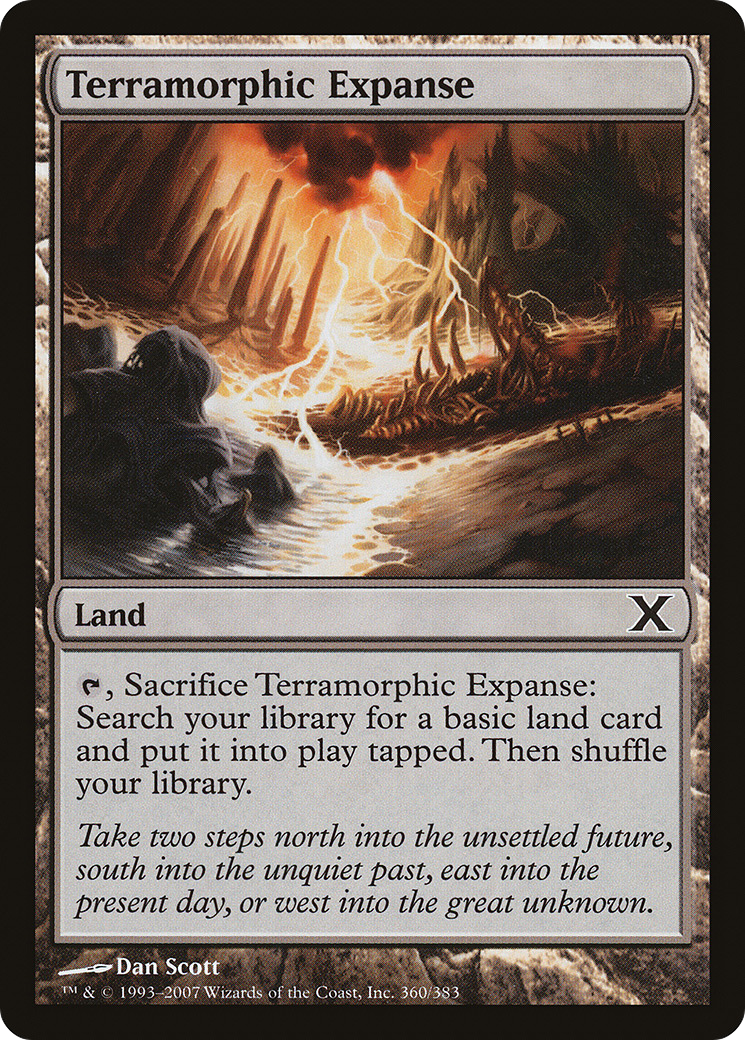 Terramorphic Expanse (360) Foil - Tenth Edition