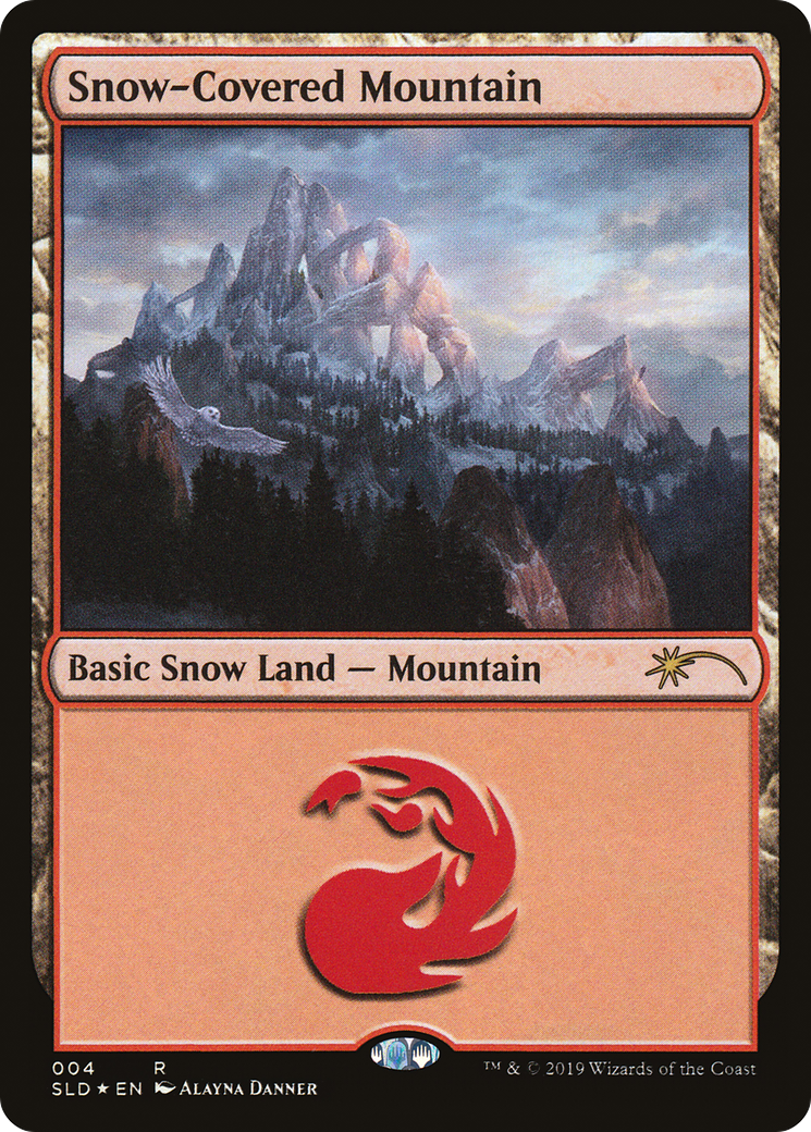 Snow-Covered Mountain (004) Foil - Secret Lair Drop