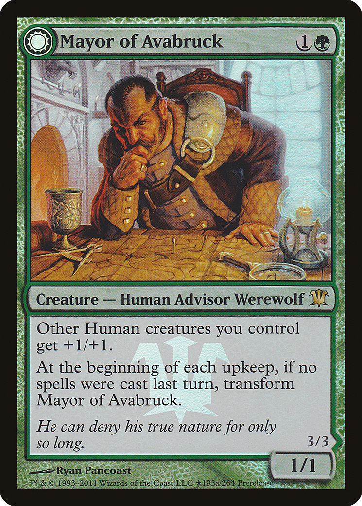 Mayor of Avabruck // Howlpack Alpha (193★) Foil - Innistrad Promos