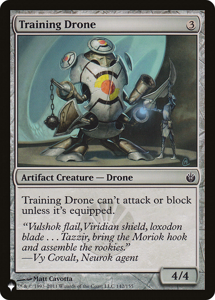 Training Drone (MBS-142) - The List