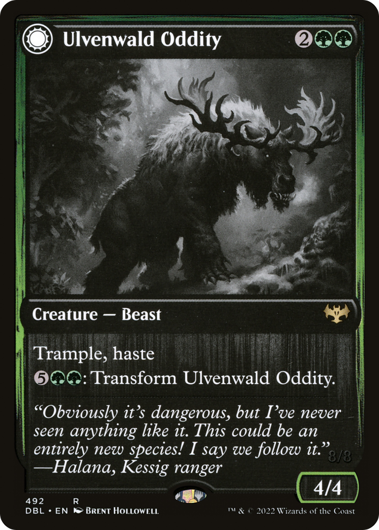 Ulvenwald Oddity (492) Foil - Innistrad: Double Feature
