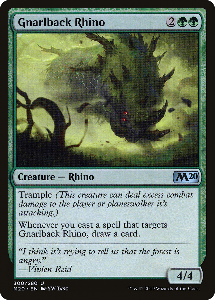 Gnarlback Rhino (300) - Core Set 2020