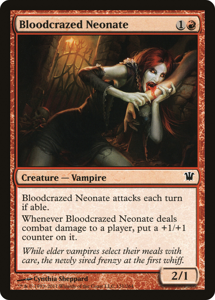 Bloodcrazed Neonate (131) Foil - Innistrad