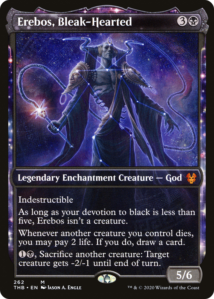 Erebos, Bleak-Hearted (Showcase) (262) - Theros Beyond Death