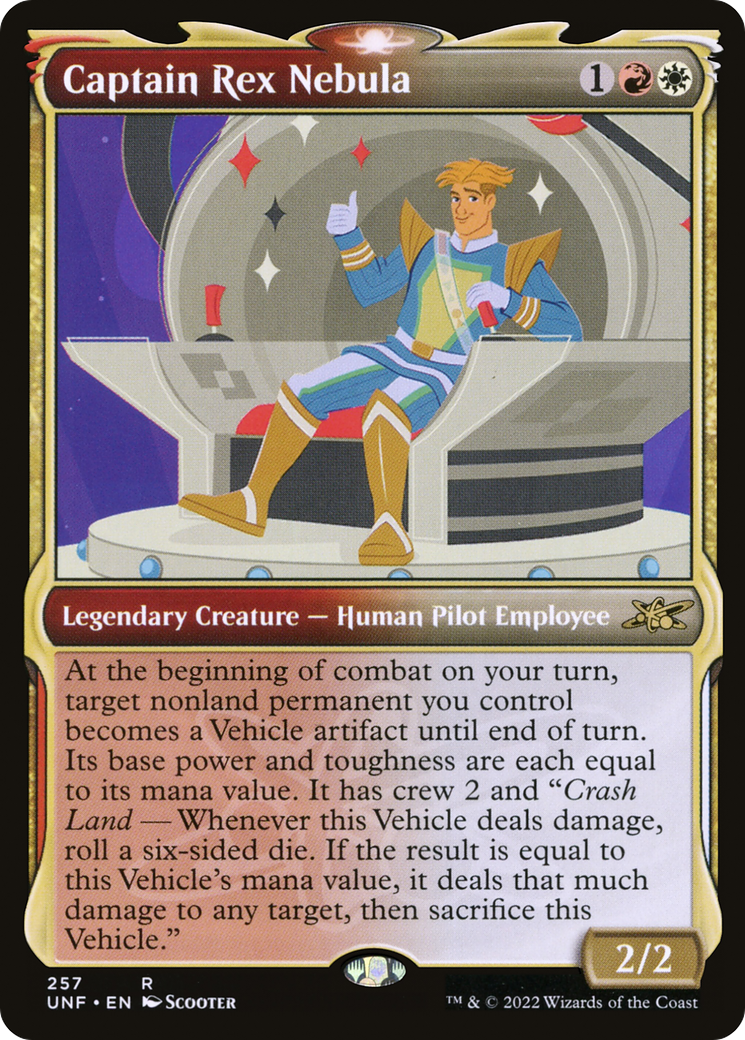 Captain Rex Nebula (Showcase) (257) Foil - Unfinity