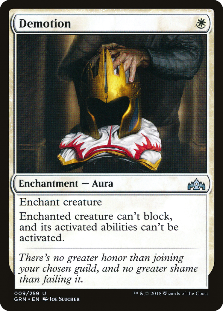 Demotion (009) Foil - Guilds of Ravnica