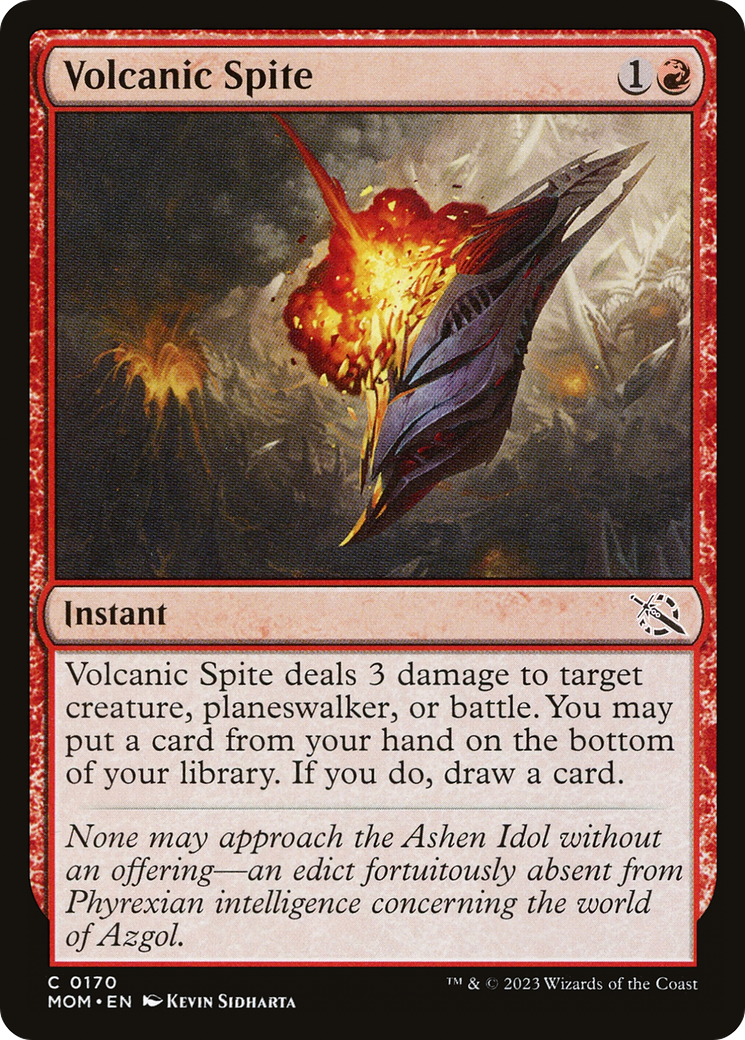 Volcanic Spite (170) - March of the Machine