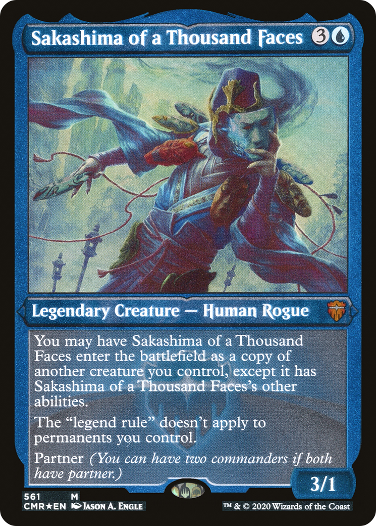 Sakashima of a Thousand Faces (561) Foil - Commander Legends