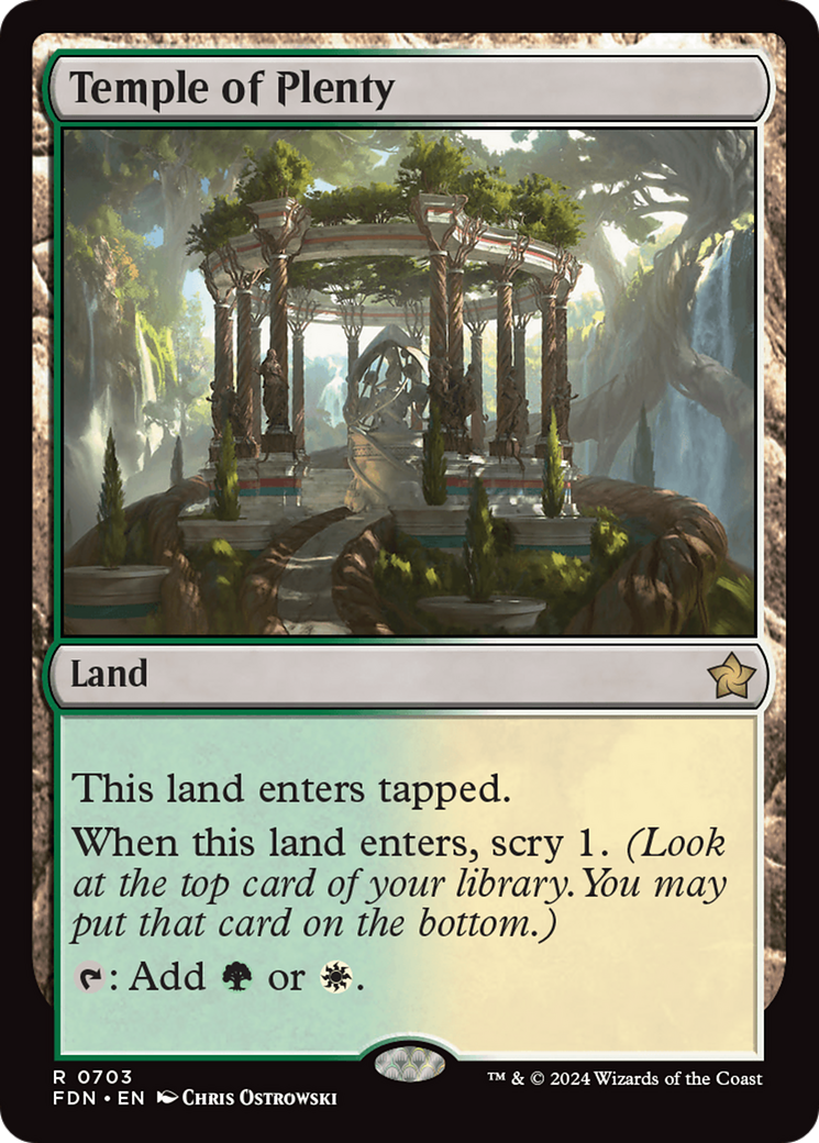 Temple of Plenty (703) - Foundations