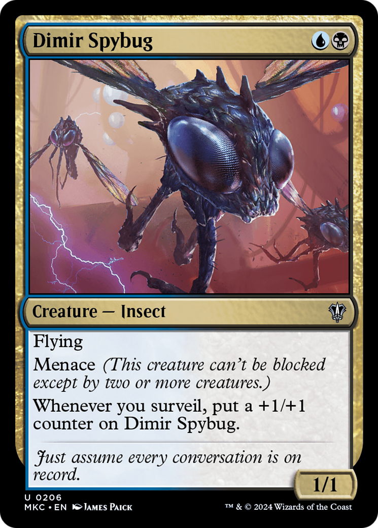 Dimir Spybug (206) - Murders at Karlov Manor Commander