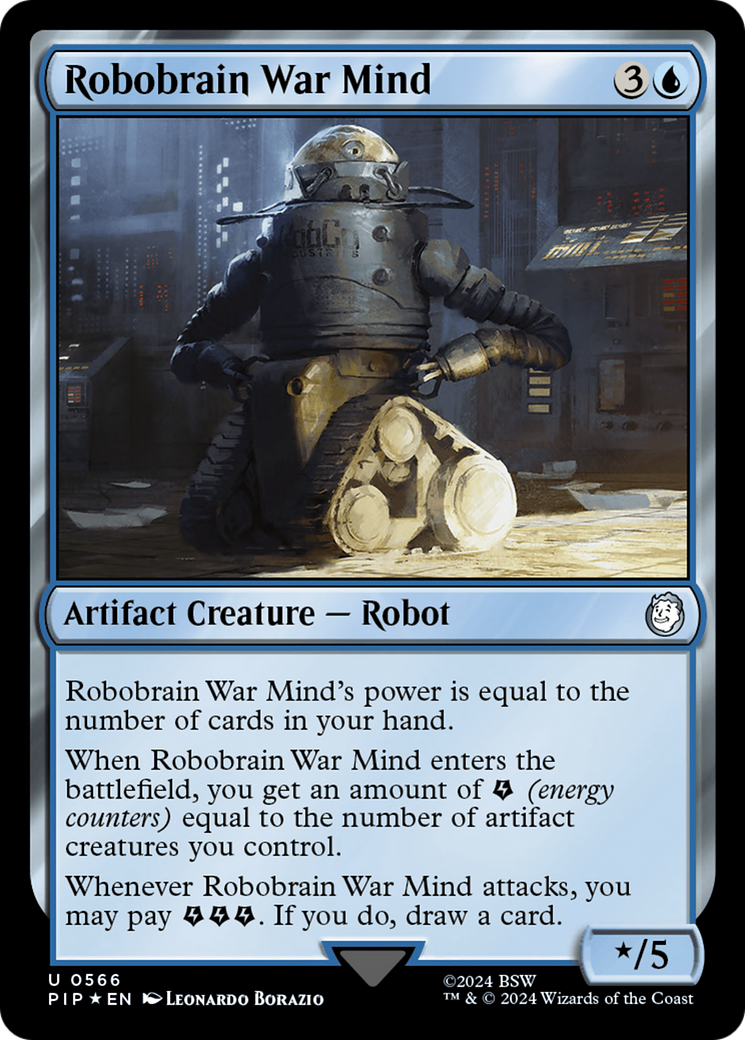 Robobrain War Mind (Surge Foil) (566) Foil - Fallout