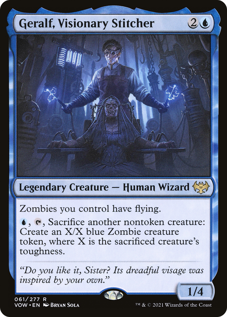 Geralf, Visionary Stitcher (061) Foil - Innistrad: Crimson Vow