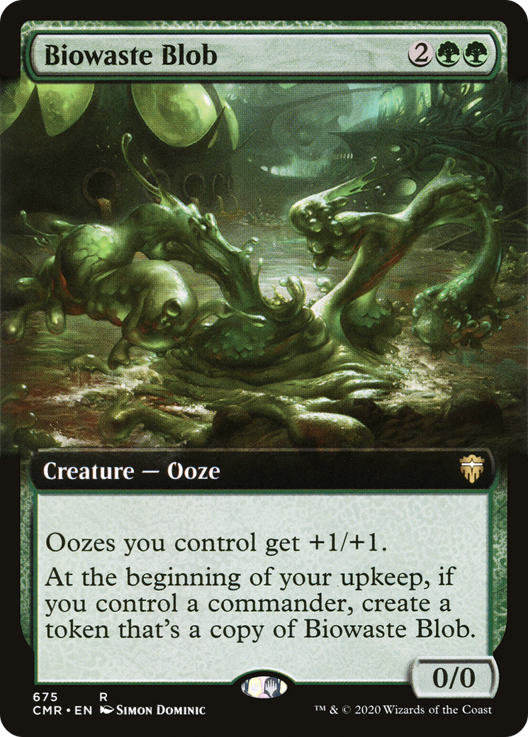 Biowaste Blob (Extended Art) (675) - Commander Legends