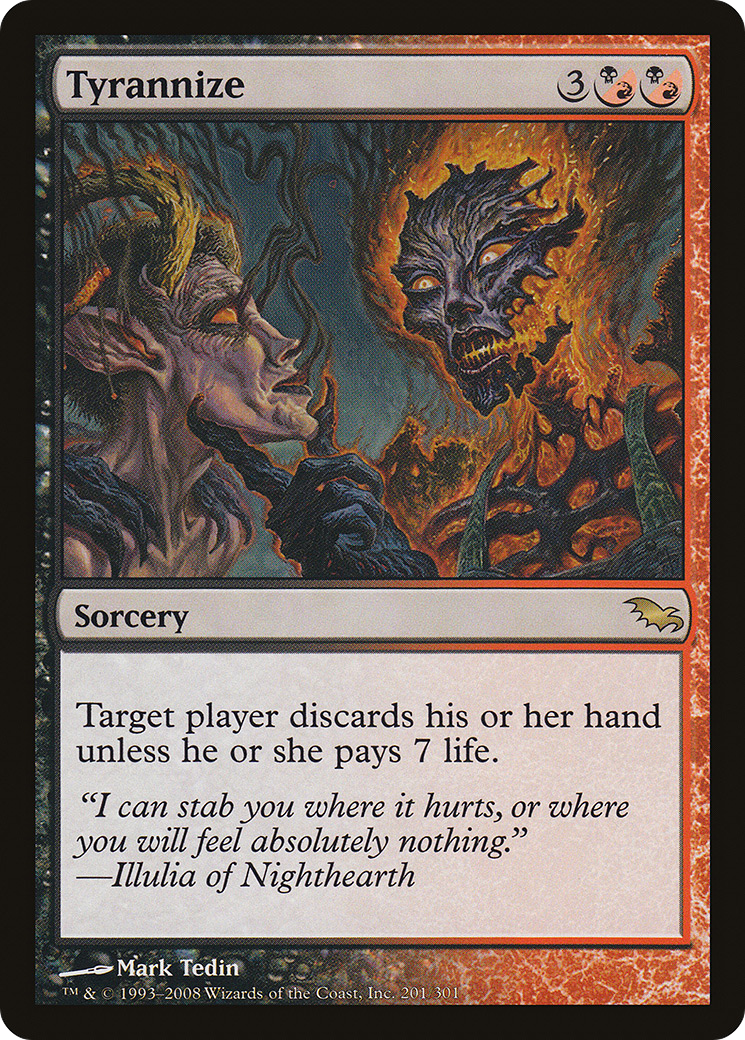 Tyrannize (201) Foil - Shadowmoor