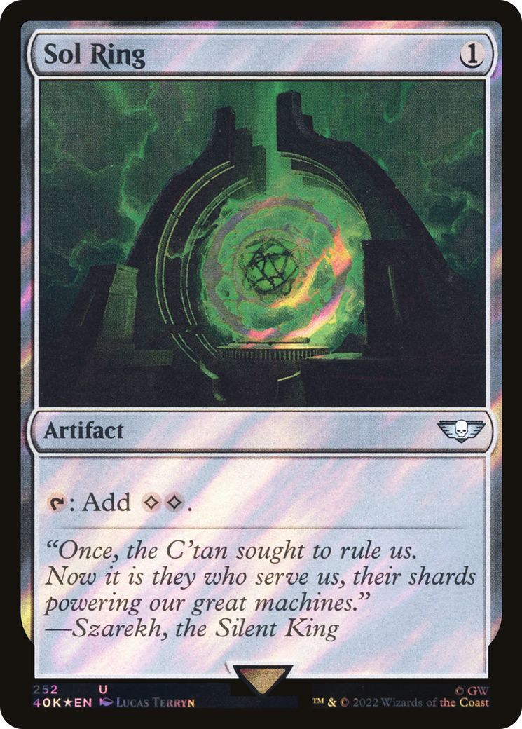 Sol Ring (252) Surge Foil - Warhammer 40,000 Commander